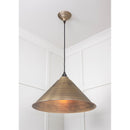 From The Anvil - Hockley Pendant - Aged Brass - 49499 - Choice Handles