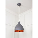 From The Anvil - Brindley Pendant in Bluff - Hammered Copper - 49500BL - Choice Handles