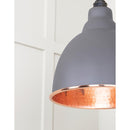 From The Anvil - Brindley Pendant in Bluff - Hammered Copper - 49500BL - Choice Handles