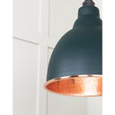 From The Anvil - Brindley Pendant in Dingle - Hammered Copper - 49500DI - Choice Handles