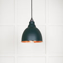 From The Anvil - Brindley Pendant in Dingle - Hammered Copper - 49500DI - Choice Handles
