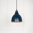 From The Anvil - Brindley Pendant in Dusk - Hammered Copper - 49500DU - Choice Handles