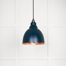 From The Anvil - Brindley Pendant in Dusk - Hammered Copper - 49500DU - Choice Handles