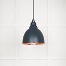 From The Anvil - Brindley Pendant in Soot - Smooth Copper - 49500SSO - Choice Handles