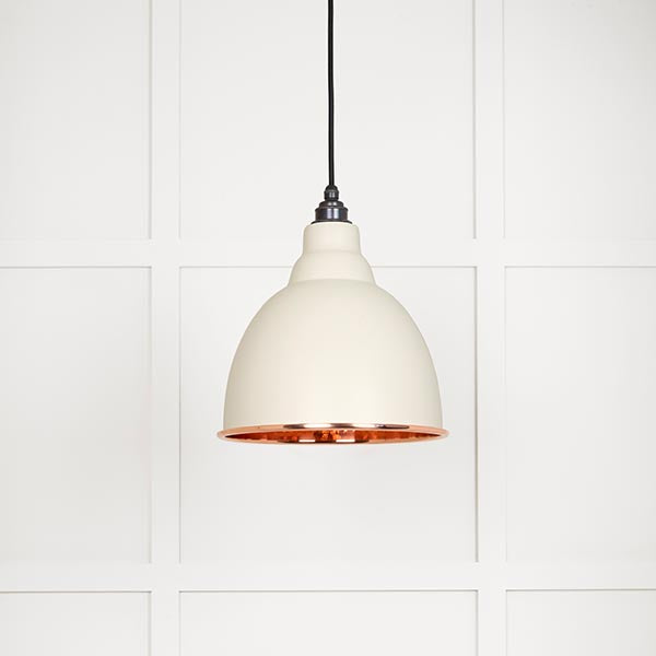 From The Anvil - Brindley Pendant in Teasel - Hammered Copper - 49500TE - Choice Handles