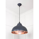 From The Anvil - Harborne Pendant in Slate - Smooth Copper - 49501SSL - Choice Handles