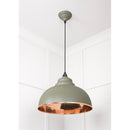 From The Anvil - Harborne Pendant in Tump - Hammered Copper - 49501TU - Choice Handles