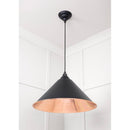 From The Anvil - Hockley Pendant in Elan Black - Smooth Copper - 49503SEB - Choice Handles