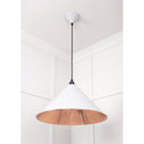 From The Anvil - Hockley Pendant in Flock - Smooth Copper - 49503SF - Choice Handles
