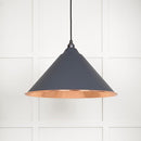 From The Anvil - Hockley Pendant in Slate - Hammered Copper - 49503SL - Choice Handles