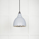 From The Anvil - Brindley Pendant in Birch - Smooth Nickel - 49504BI - Choice Handles