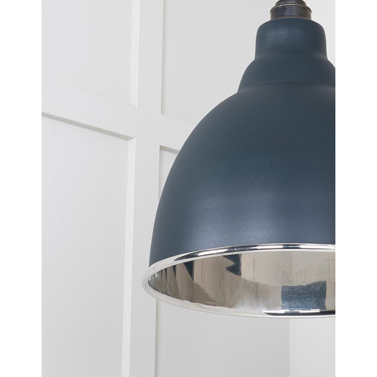 From The Anvil - Brindley Pendant in Soot - Smooth Nickel - 49504SO - Choice Handles