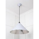 From The Anvil - Hockley Pendant in Birch - Smooth Nickel - 49506BI - Choice Handles