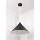 From The Anvil - Hockley Pendant in Elan Black - Accent - 49510EB - Choice Handles