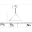 From The Anvil - Hockley Pendant in Upstream - Accent - 49510U - Choice Handles