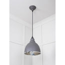 From The Anvil - Brindley Pendant in Bluff - Hammered Nickel - 49511BL - Choice Handles