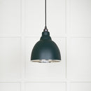 From The Anvil - Brindley Pendant in Dingle - Hammered Nickel - 49511DI - Choice Handles