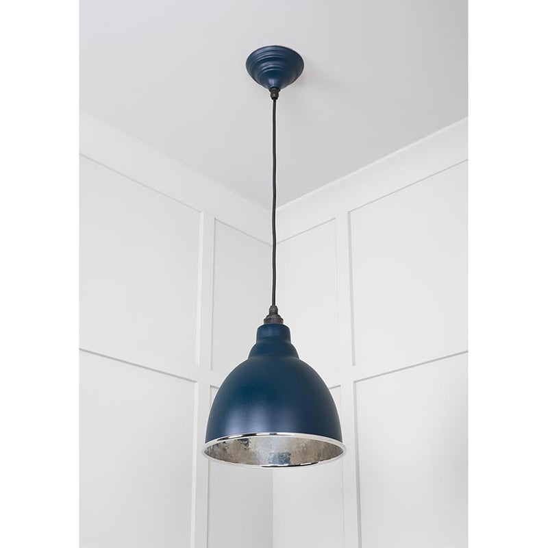 From The Anvil - Brindley Pendant in Dusk - Hammered Nickel - 49511DU - Choice Handles