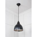 From The Anvil - Brindley Pendant in Elan Black - Hammered Nickel - 49511EB - Choice Handles