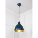 From The Anvil - Brindley Pendant in Dusk - Hammered Brass - 49517DU - Choice Handles