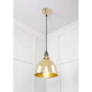 From The Anvil - Brindley Pendant - Hammered Brass - 49517 - Choice Handles