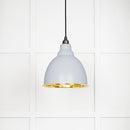 From The Anvil - Brindley Pendant in Birch - Smooth Brass - 49518BI - Choice Handles