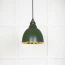 From The Anvil - Brindley Pendant in Heath - Smooth Brass - 49518H - Choice Handles