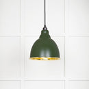 From The Anvil - Brindley Pendant in Heath - Smooth Brass - 49518H - Choice Handles