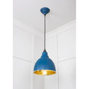 From The Anvil - Brindley Pendant in Upstream - Smooth Brass - 49518U - Choice Handles