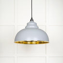 From The Anvil - Harborne Pendant in Birch - Hammered Brass - 49521BI - Choice Handles