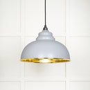 From The Anvil - Harborne Pendant in Birch - Hammered Brass - 49521BI - Choice Handles