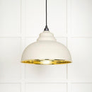 From The Anvil - Harborne Pendant in Teasel - Hammered Brass - 49521TE - Choice Handles