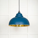 From The Anvil - Harborne Pendant in Upstream - Hammered Brass - 49521U - Choice Handles