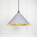 From The Anvil - Hockley Pendant in Birch - Hammered Brass - 49523BI - Choice Handles