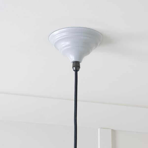 From The Anvil - Hockley Pendant in Birch - Hammered Brass - 49523BI - Choice Handles