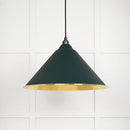 From The Anvil - Hockley Pendant in Dingle - Hammered Brass - 49523DI - Choice Handles