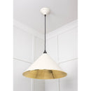 From The Anvil - Hockley Pendant in Teasel - Hammered Brass - 49523TE - Choice Handles