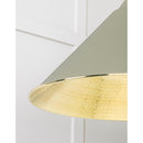 From The Anvil - Hockley Pendant in Tump - Hammered Brass - 49523TU - Choice Handles