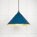 From The Anvil - Hockley Pendant in Upstream - Hammered Brass - 49523U - Choice Handles