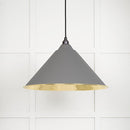 From The Anvil - Hockley Pendant in Bluff - Smooth Brass - 49524BL - Choice Handles
