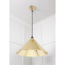 From The Anvil - Hockley Pendant - Smooth Brass - 49524 - Choice Handles