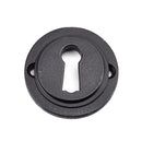 From The Anvil - Round Escutcheon (Beehive) - Matt Black - 49538 - Choice Handles