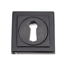 From The Anvil - Round Escutcheon (Square) - Matt Black - 49539 - Choice Handles