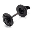 From The Anvil - Round Thumbturn Set (Art Deco) - Matt Black - 49545 - Choice Handles