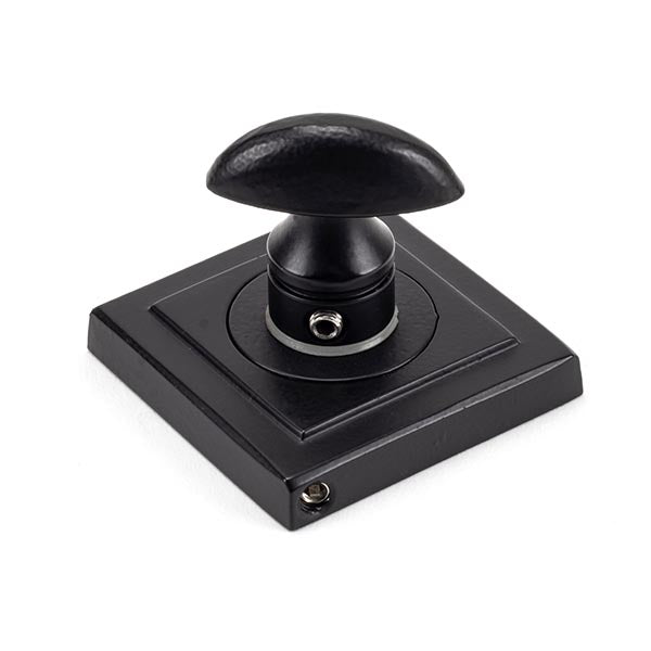 From The Anvil - Round Thumbturn Set (Square) - Matt Black - 49547 - Choice Handles