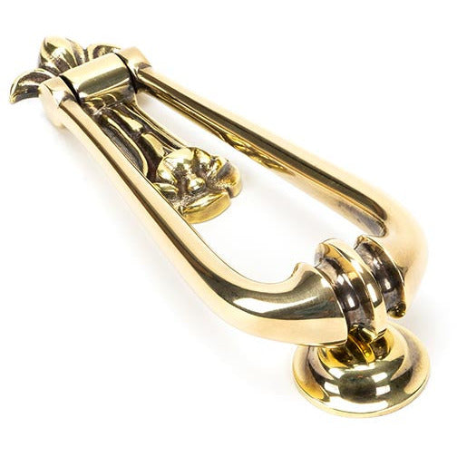 From The Anvil - Loop Door Knocker - Aged Brass - 49550 - Choice Handles