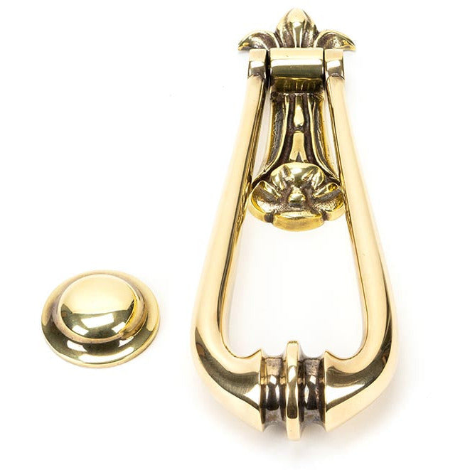 From The Anvil - Loop Door Knocker - Aged Brass - 49550 - Choice Handles