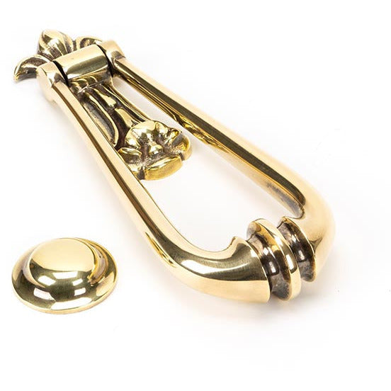 From The Anvil - Loop Door Knocker - Aged Brass - 49550 - Choice Handles