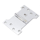 From The Anvil - 4" x 4" x 6"  Parliament Hinge (pair) ss - Polished Chrome - 49559 - Choice Handles