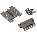 From The Anvil - 4" x 2" x 4"  Parliament Hinge (pair) ss - Aged Bronze - 49560 - Choice Handles